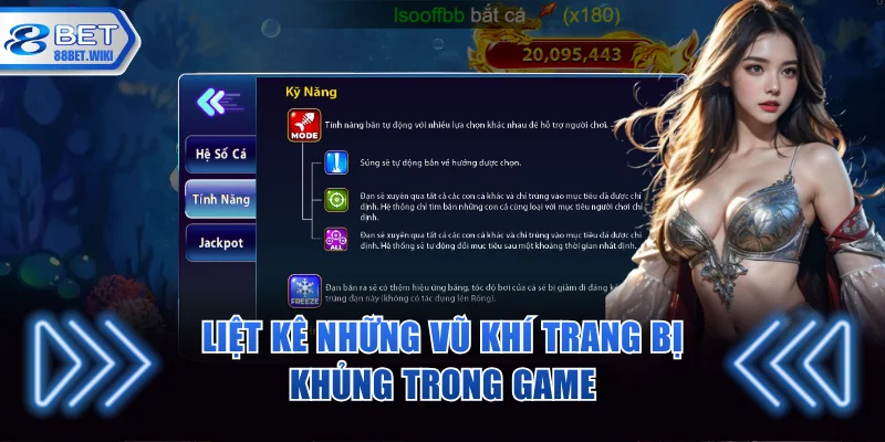 Liệt kê những vũ khí trang bị khủng trong game